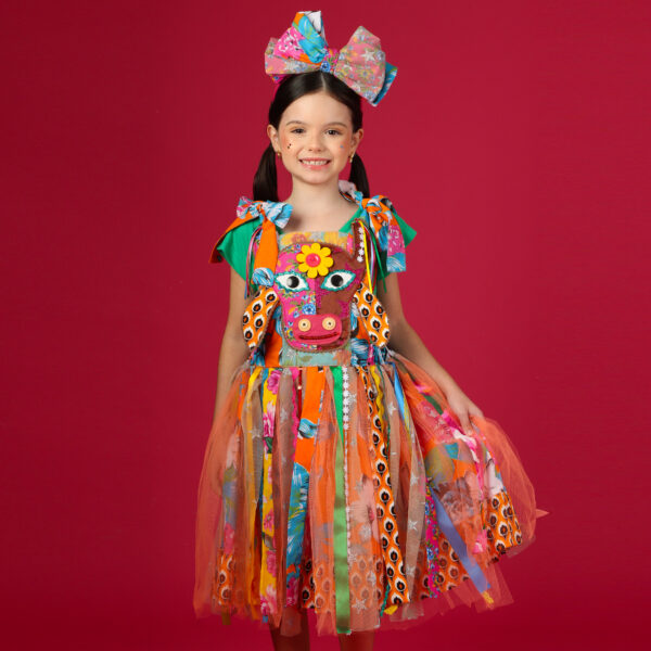 Vestido Avental Boi-bumbá